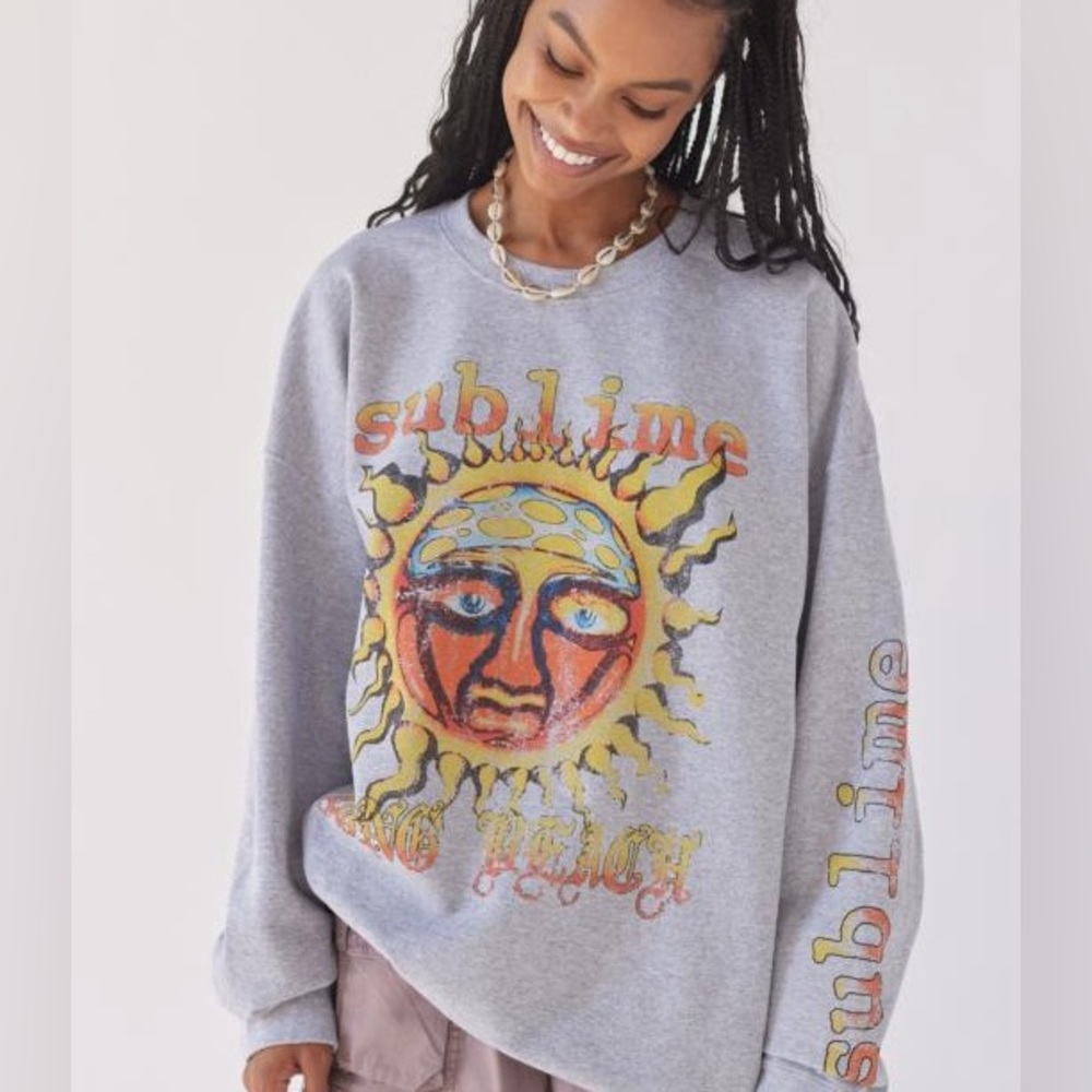 Urban Outfitters Sublime Grey Sweatshirt